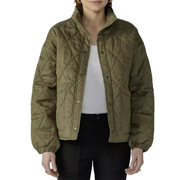 Sanctuary $148 Quilted Green Jacket Size XL NWT - Picture 1 of 7